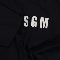 MSGM Kinder Jungen T-Shirt In Schwarz