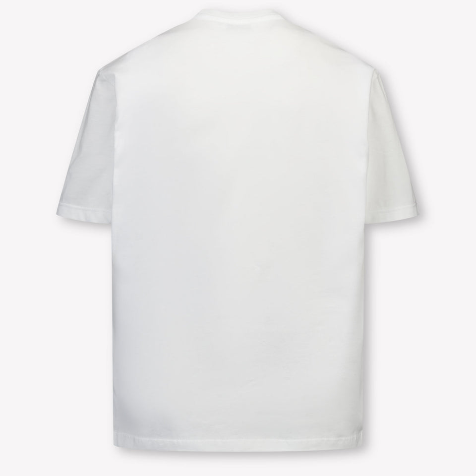 MSGM Enfants Garçons T-shirt dans Blanc