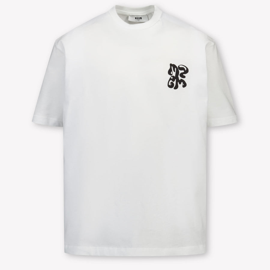 MSGM Bambini Ragazzi Maglietta dentro Bianco
