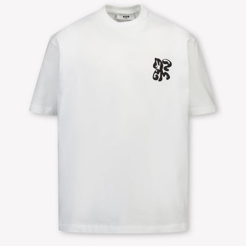 MSGM niños Chicos Camiseta adentro Blanco