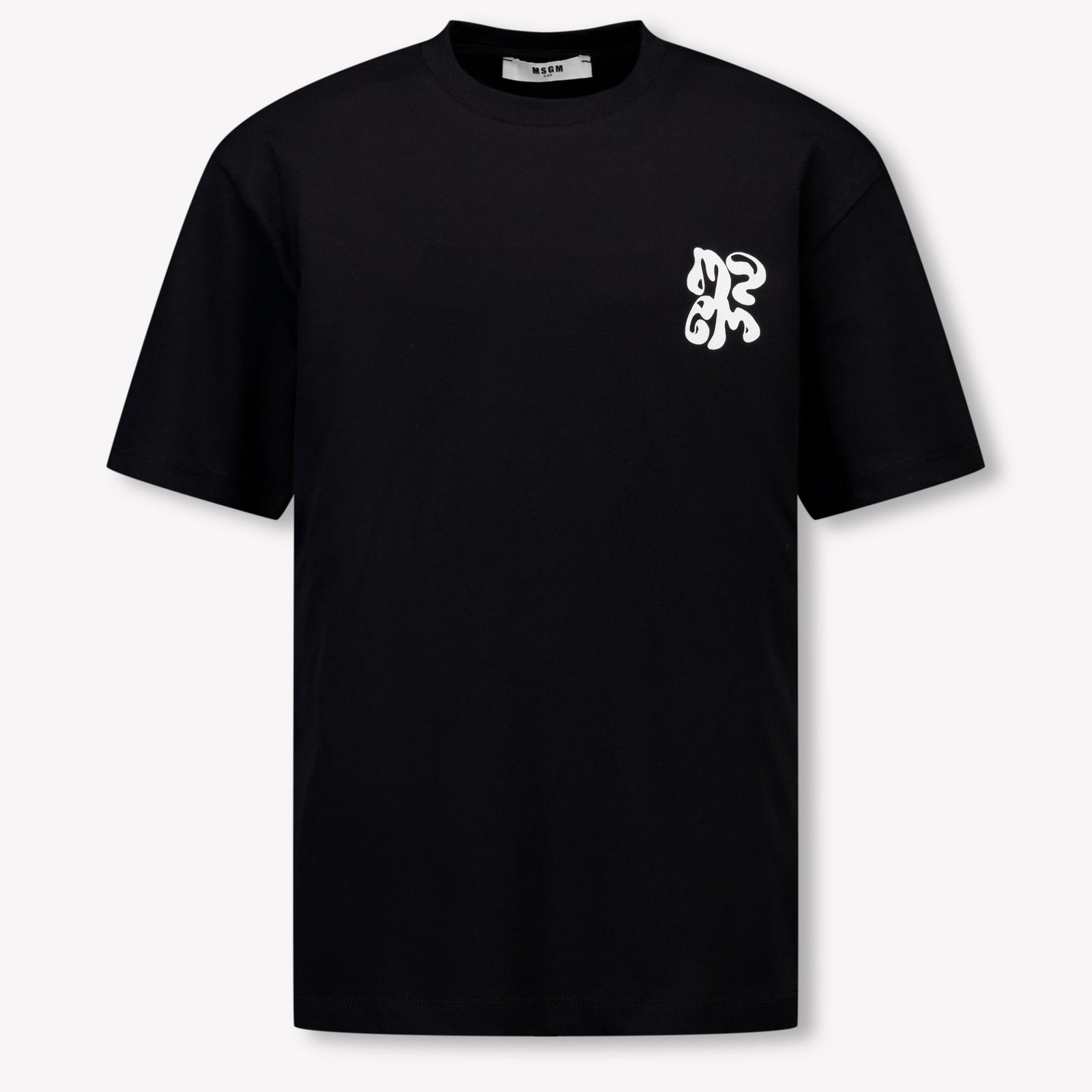 MSGM Kinder Jungen T-Shirt In Schwarz