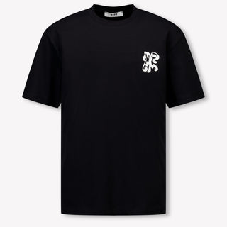 MSGM Kinder Jungen T-Shirt In Schwarz