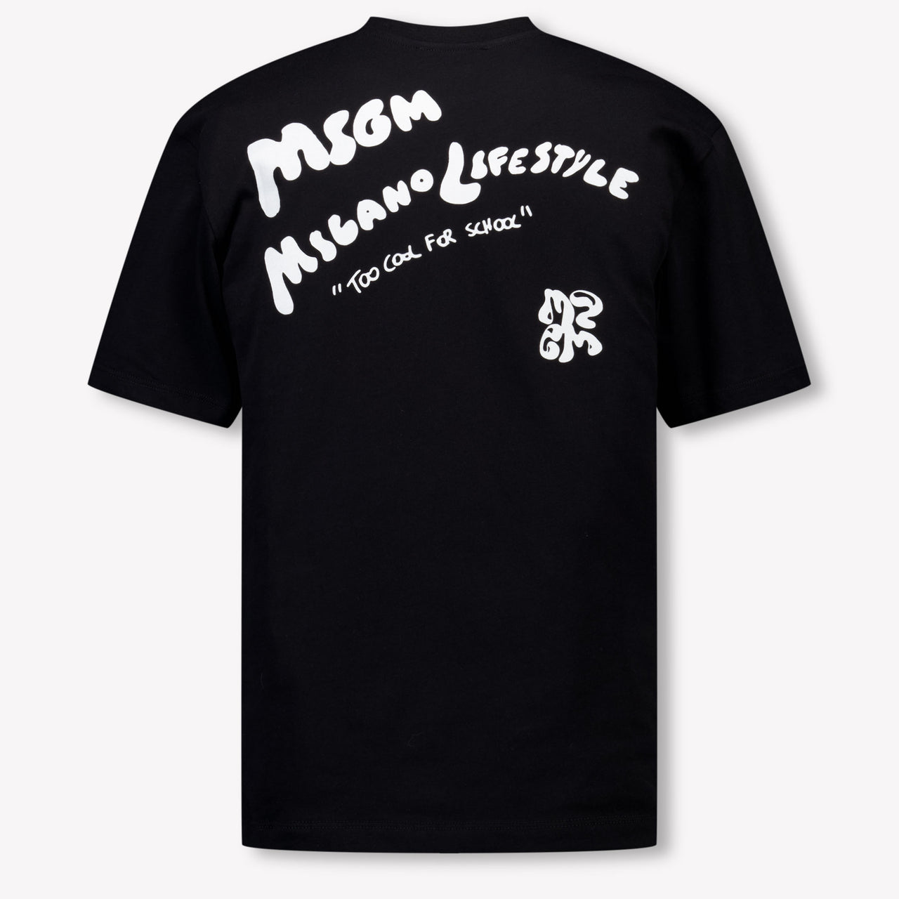 MSGM Kinder Jungen T-Shirt In Schwarz