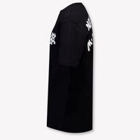 MSGM Kinder Jungen T-Shirt In Schwarz