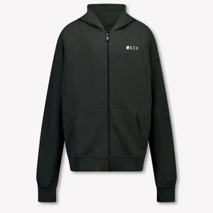 MSGM Bambini Ragazzi Cardigan dentro Nero