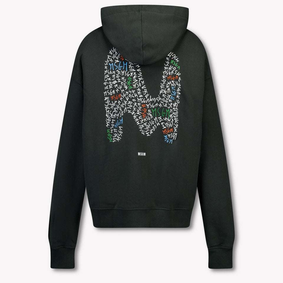 MSGM Bambini Ragazzi Cardigan dentro Nero