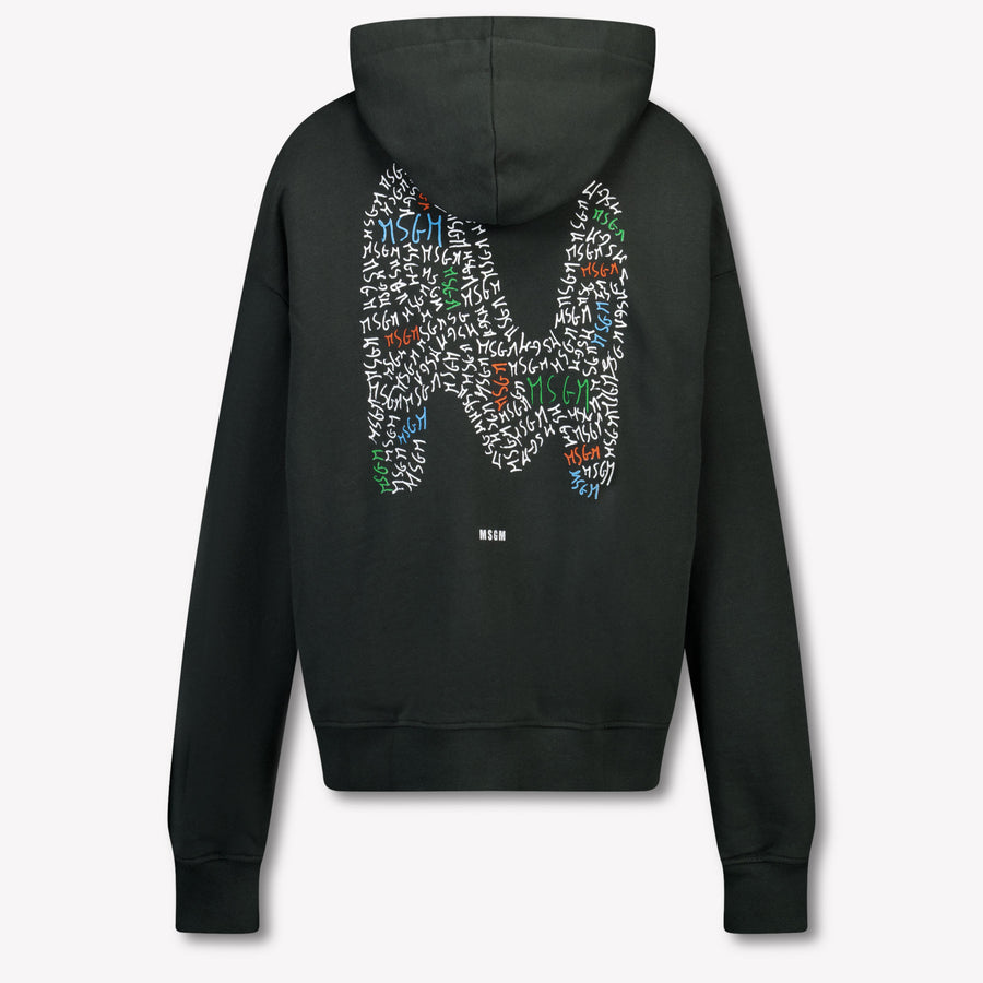 MSGM Bambini Ragazzi Cardigan dentro Nero