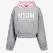 MSGM niños Chicas suéter en Gris