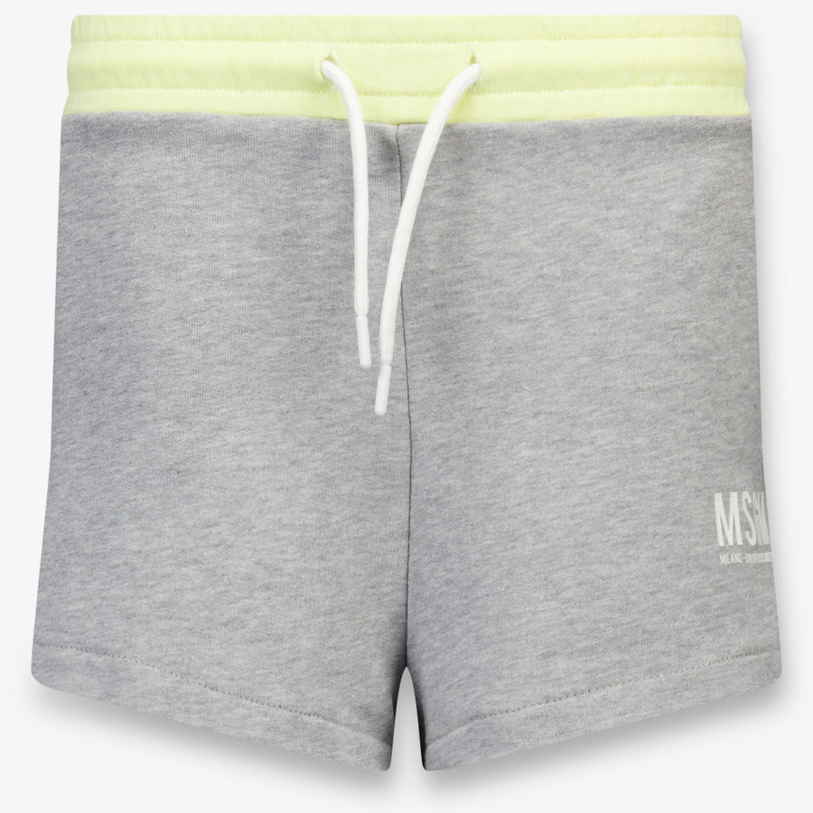 MSGM Kinder Meisjes Shorts In Grijs