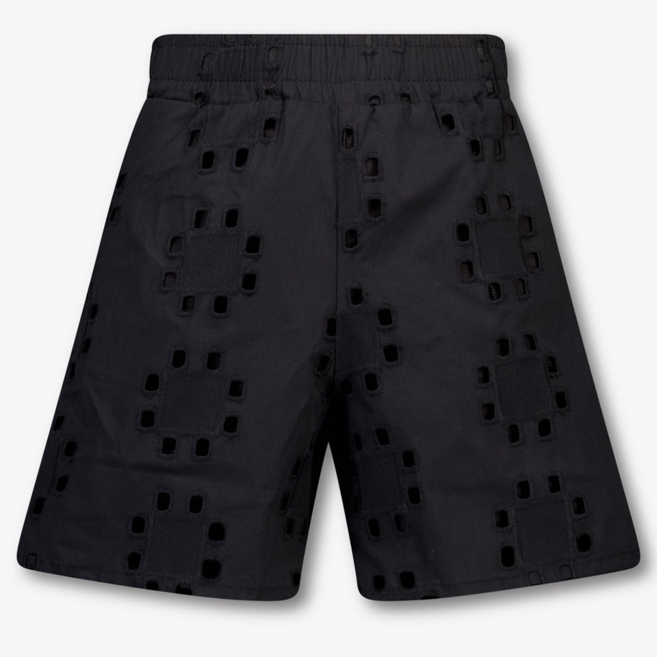 MSGM Kids Girls Shorts In Black