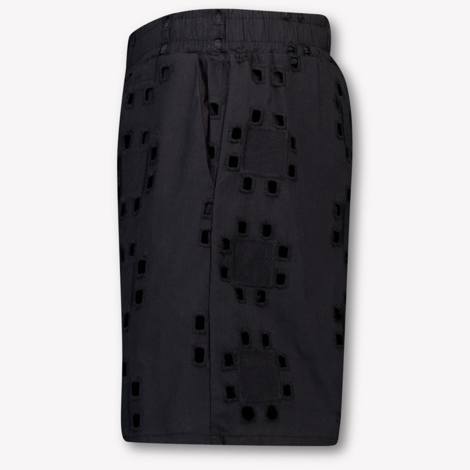 MSGM Kids Girls Shorts In Black
