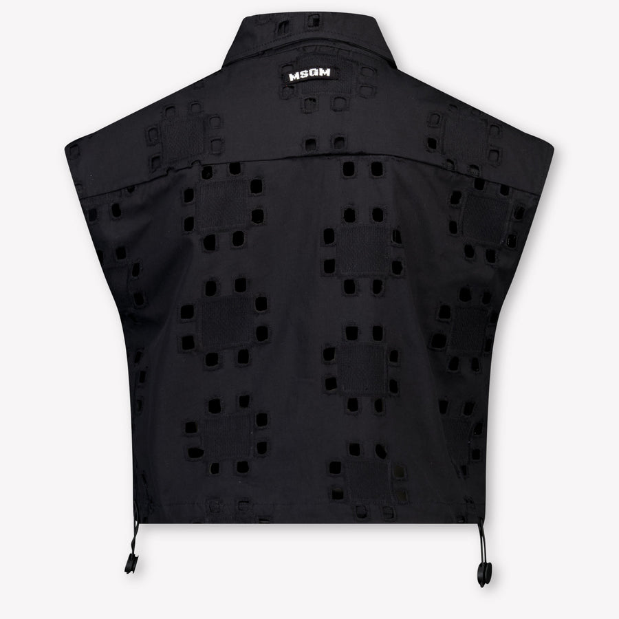 MSGM Enfants Filles Chemisier Noir