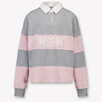 MSGM niños Chicas suéter en Rosa claro