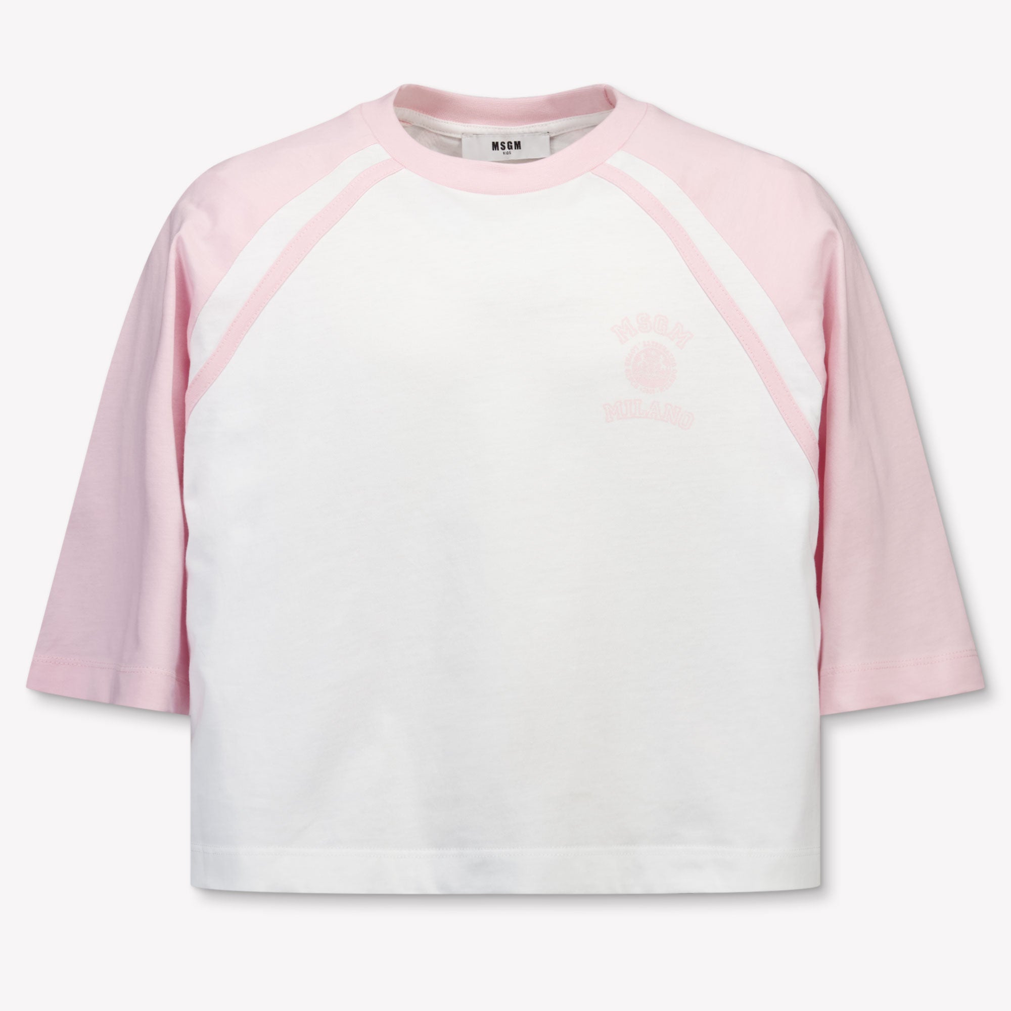 MSGM niños Chicas Camiseta adentro Blanco