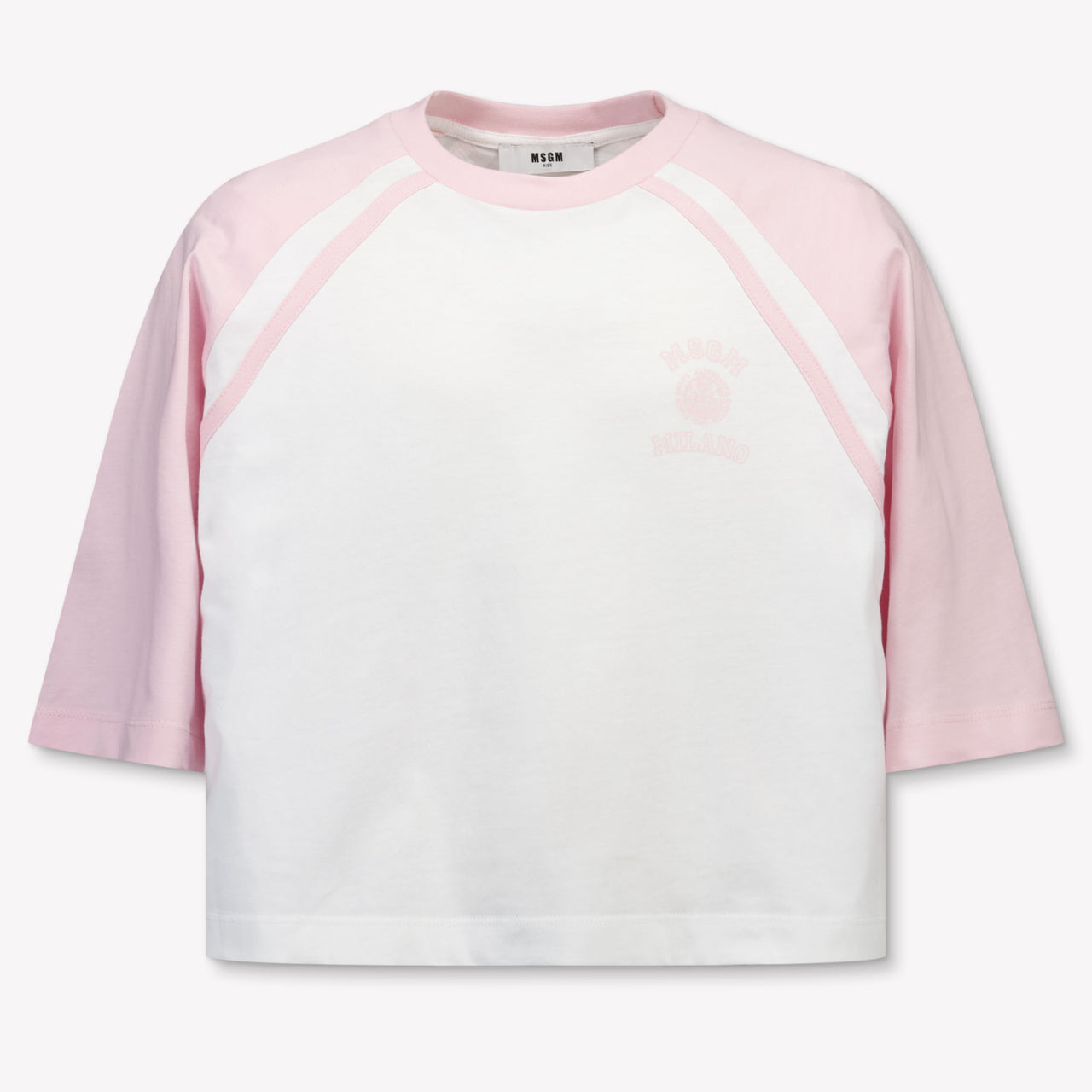 MSGM Kinder Mädchen T-Shirt In Weiß