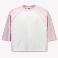 MSGM Kinder Mädchen T-Shirt In Weiß
