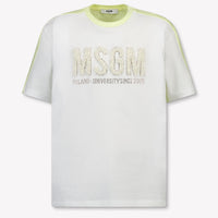 MSGM niños Chicas Camiseta adentro Blanco