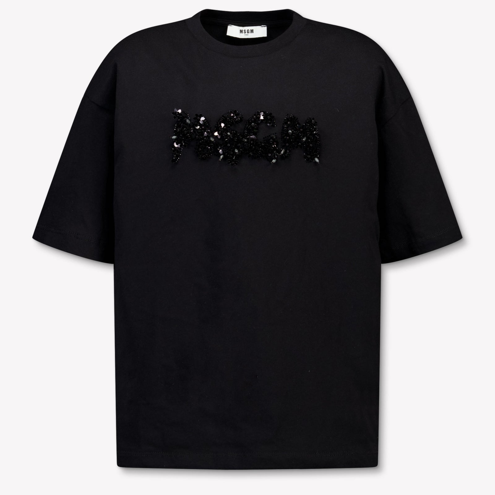 MSGM Kids Girls T-Shirt In Black