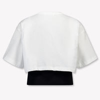 MSGM Kinder Mädchen T-Shirt In Weiß