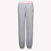 MSGM Kids Girls Pants In Gray