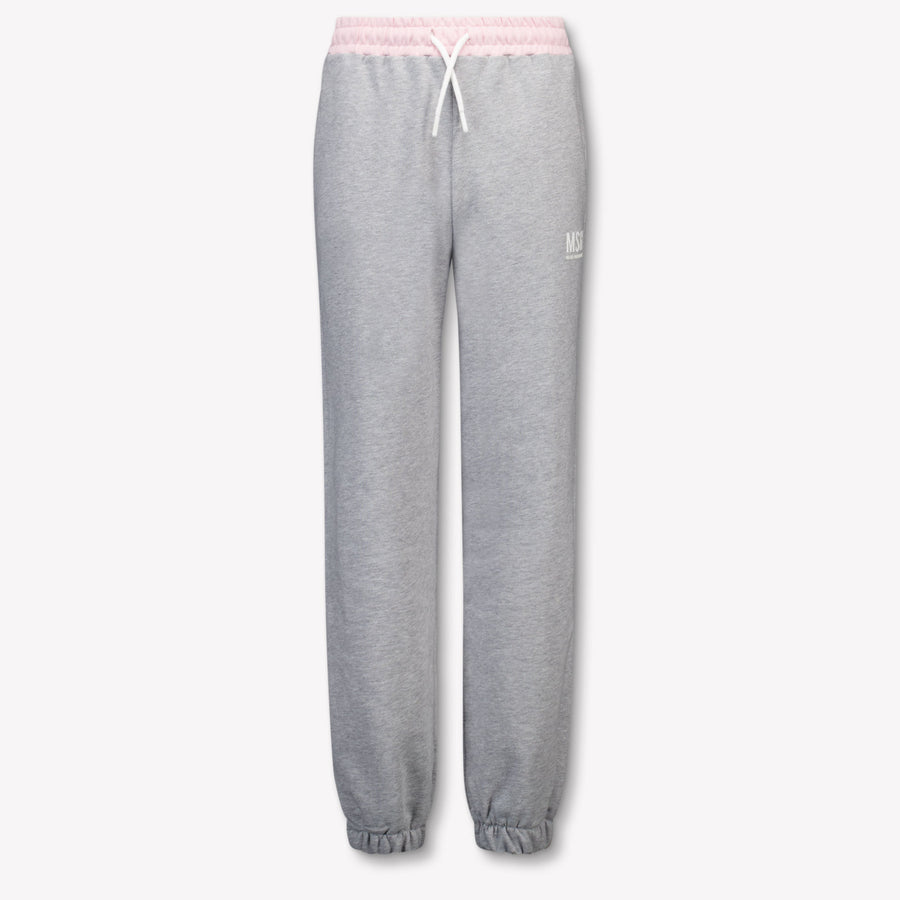 MSGM Kinder Mädchen Hose rein Grau