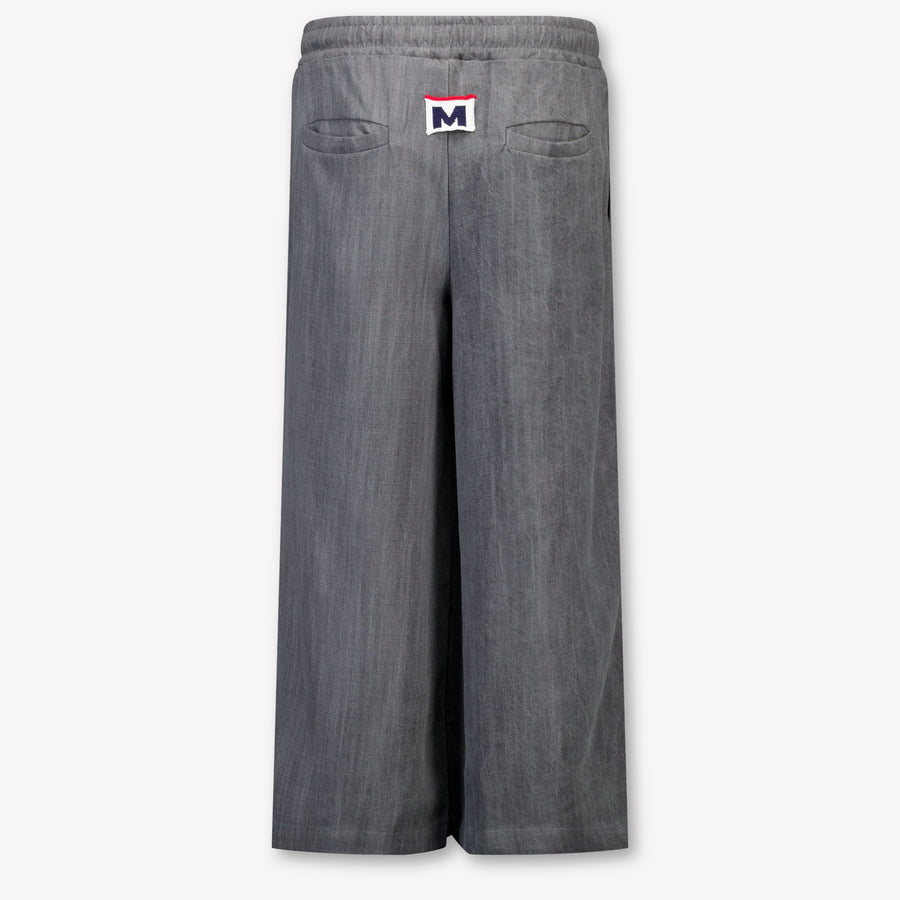 MSGM Kinder Unisex-Hosen Dunkelgrau