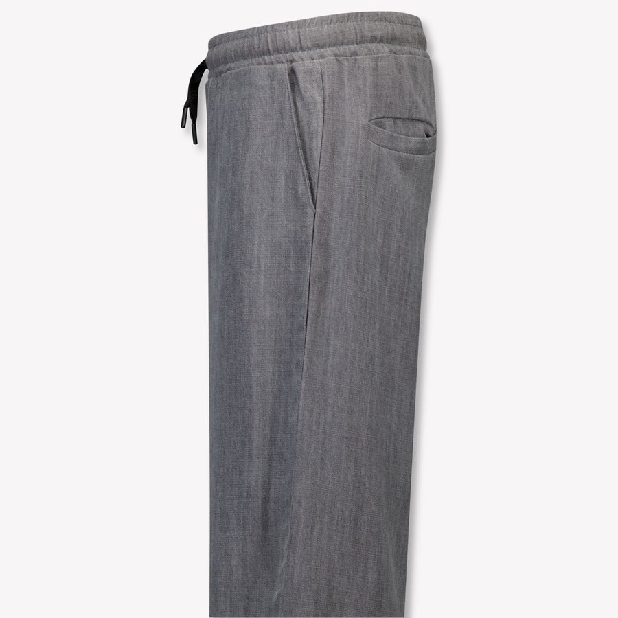 MSGM Kinder Unisex-Hosen Dunkelgrau