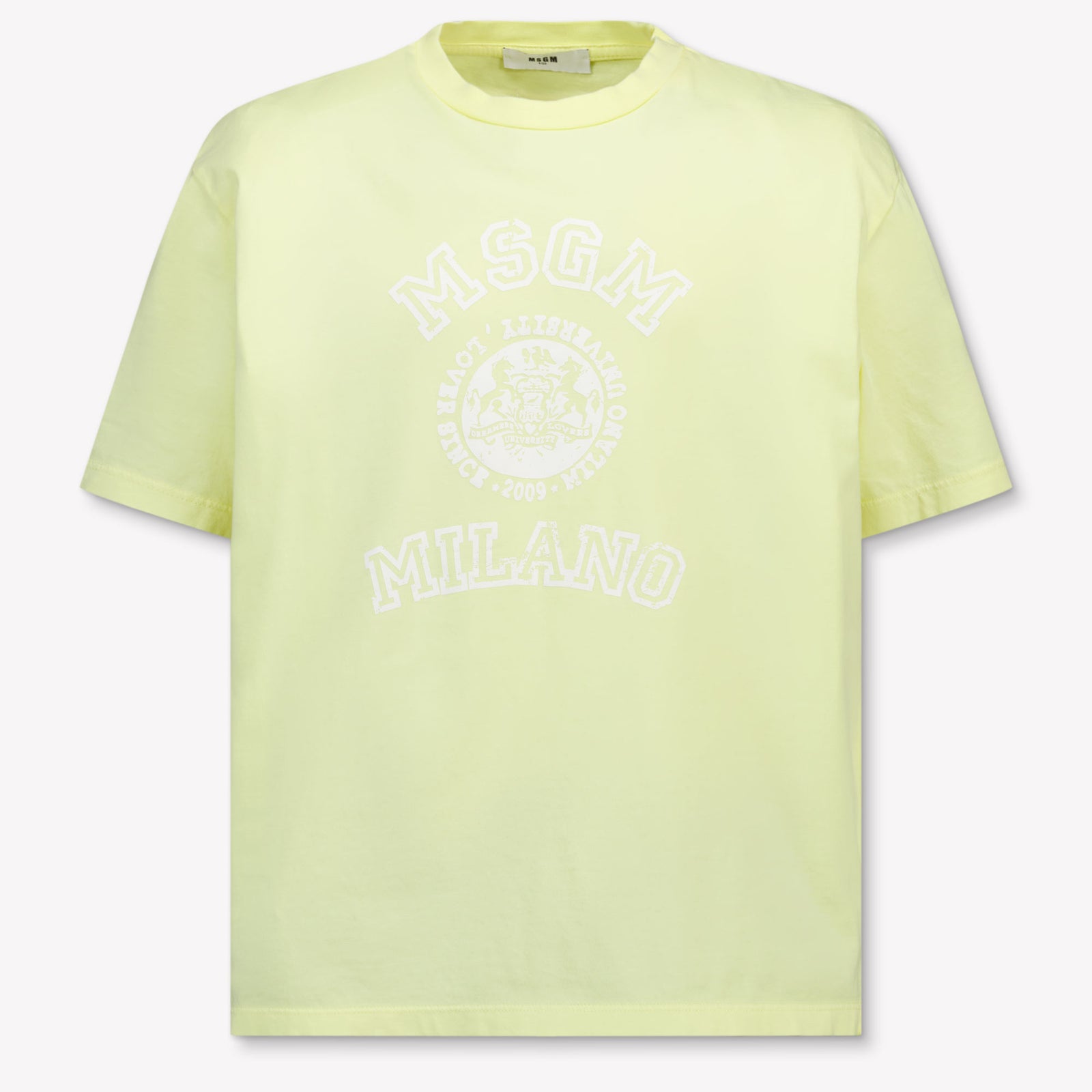MSGM niños Unisex Camiseta adentro Amarillo
