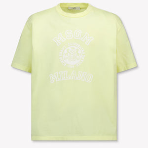 MSGM Bambini Unisex Maglietta dentro Giallo