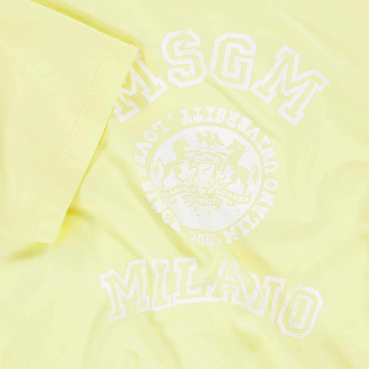 MSGM Bambini Unisex Maglietta dentro Giallo