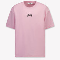 MSGM Bambini Ragazze Maglietta dentro Rosa Chiaro