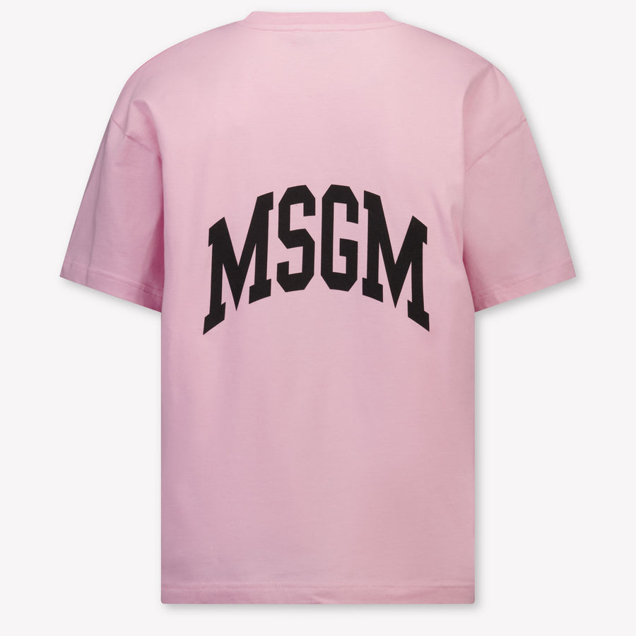 MSGM Bambini Ragazze Maglietta dentro Rosa Chiaro