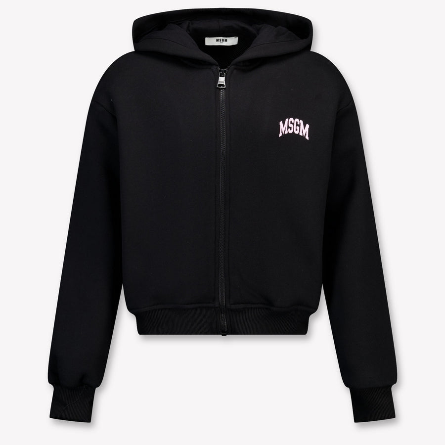 MSGM niños Chicas Cárdigan en Negro