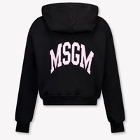 MSGM niños Chicas Cárdigan en Negro