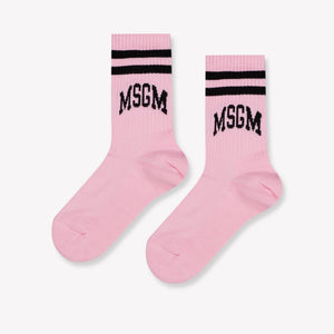 MSGM Kinder Jungen Socken rein Hellrosa