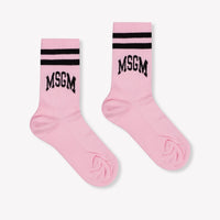 MSGM Kinder Jungen Socken rein Hellrosa