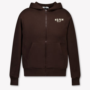 MSGM Kinder Jungen Strickjacke In Braun