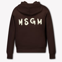 MSGM Kinder Jungen Strickjacke In Braun