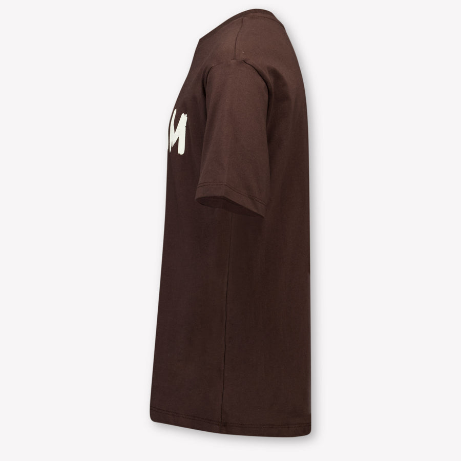 MSGM Kinder Jungen T-Shirt In Braun