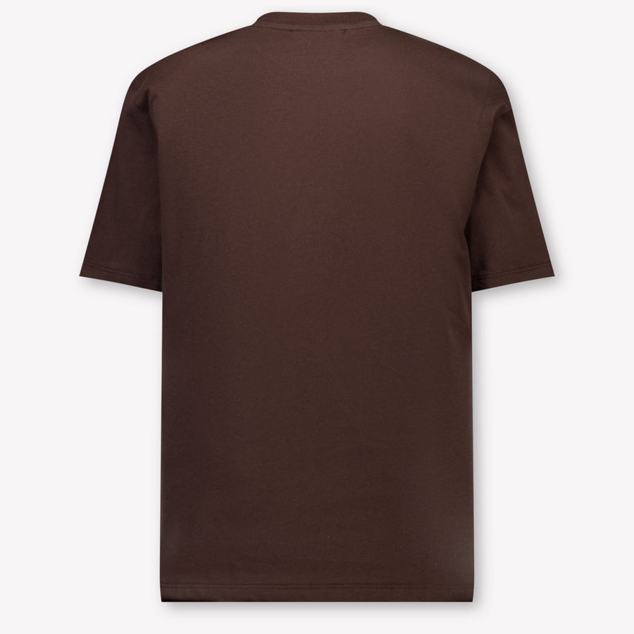 MSGM Kinder Jungen T-Shirt In Braun