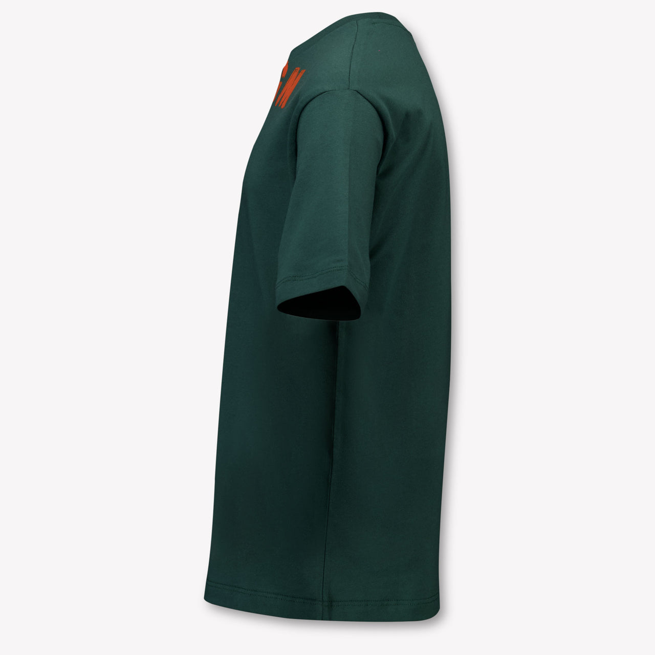 MSGM Kinder Jungen T-Shirt In Dunkelgrün