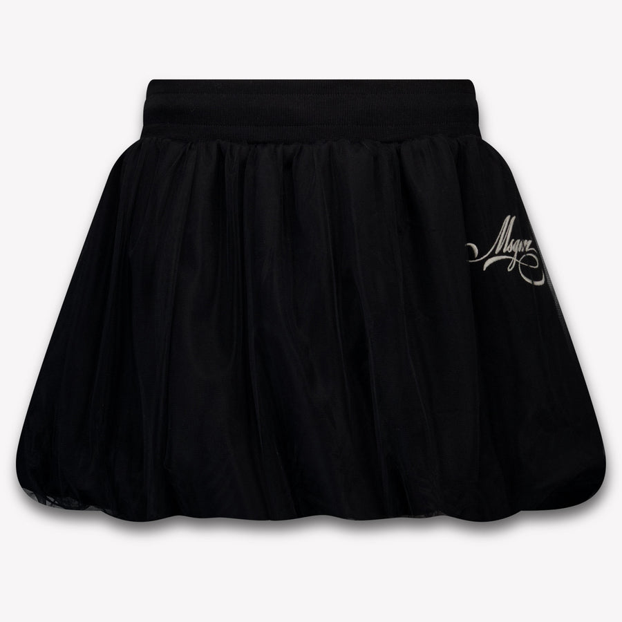 MSGM Kinder Mädchen Rock rein Schwarz