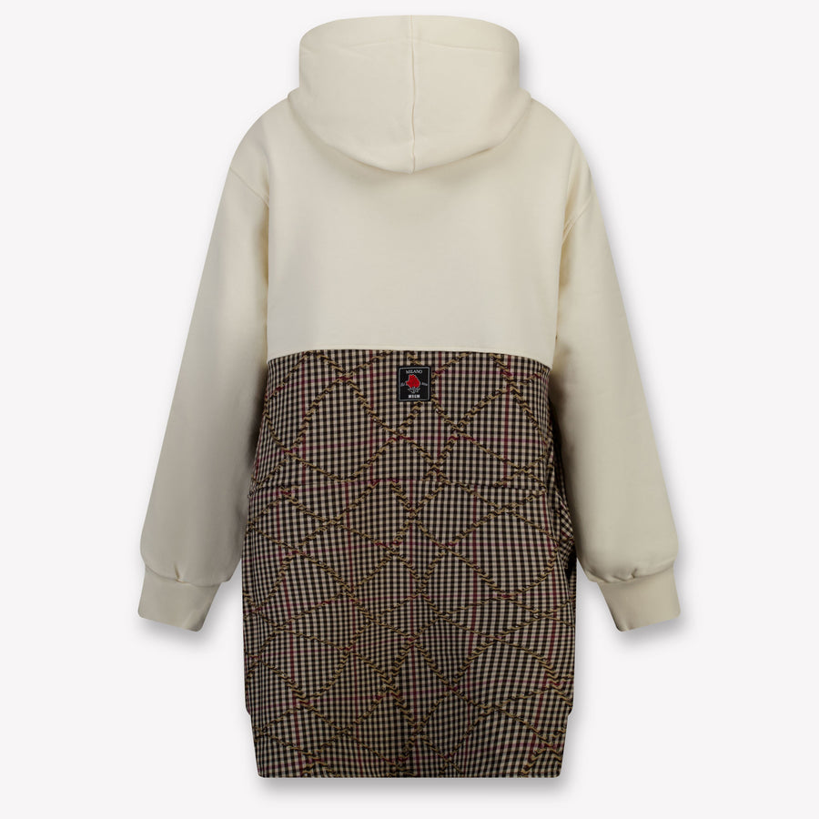 MSGM Kids Girls Dress In OffWhite