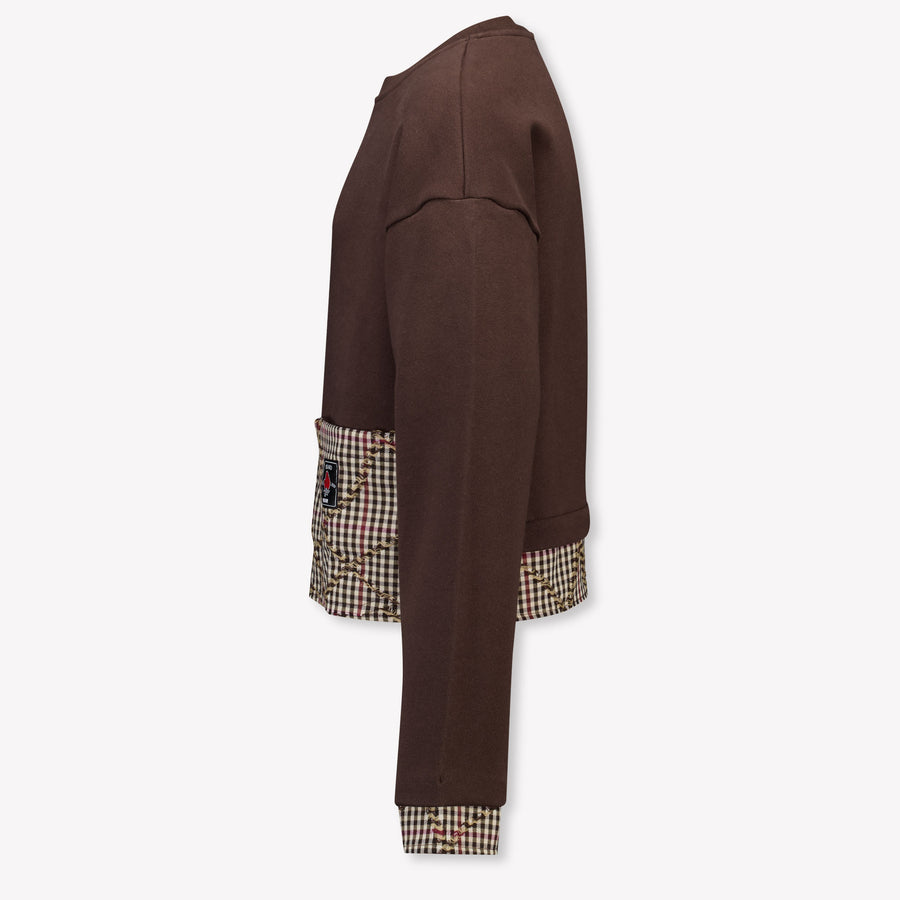 MSGM Bambini Ragazze Maglione dentro Marrone