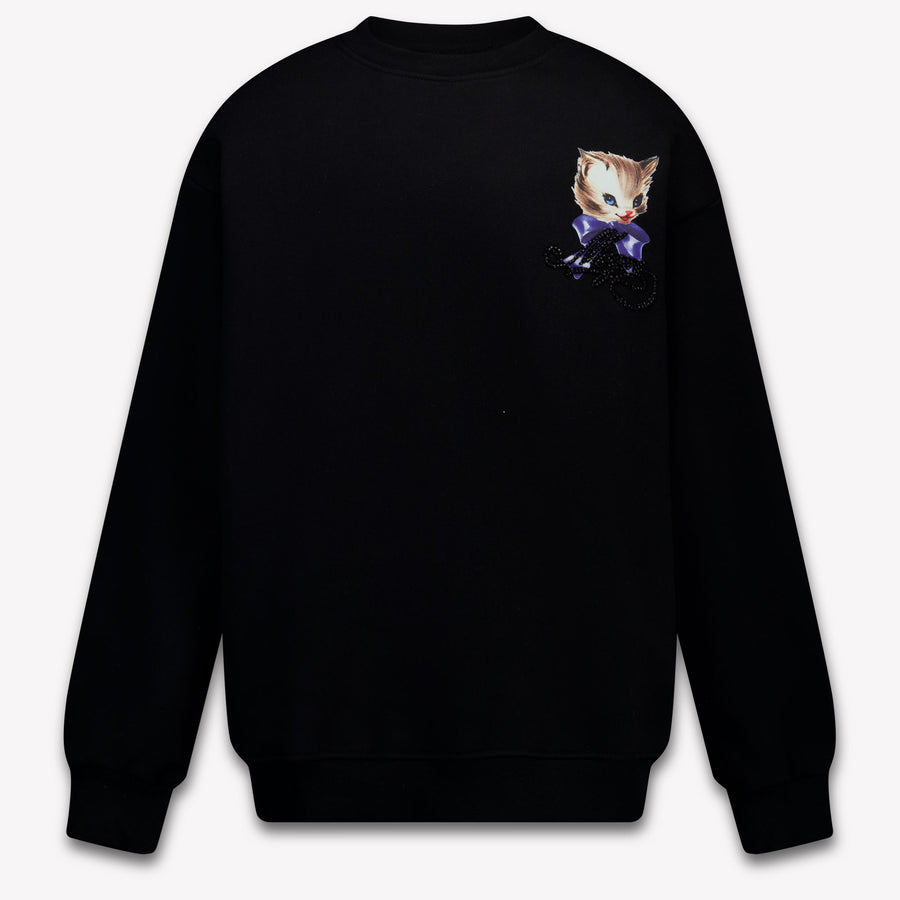 MSGM Kinder Mädchen Pullover rein Schwarz