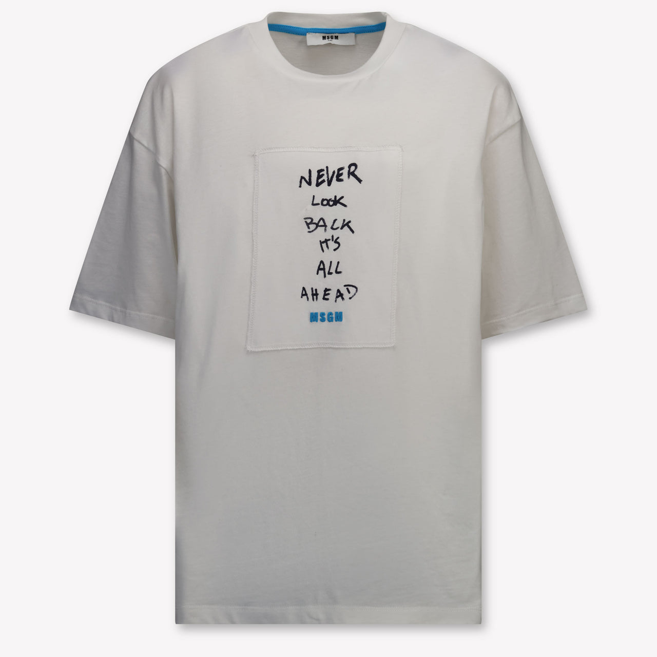 MSGM Kinder Jongens T-Shirt In Wit