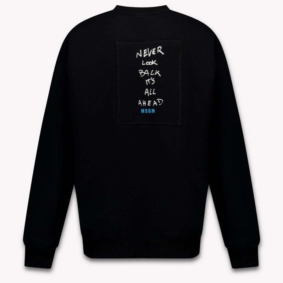 MSGM niños Chicos suéter en Negro