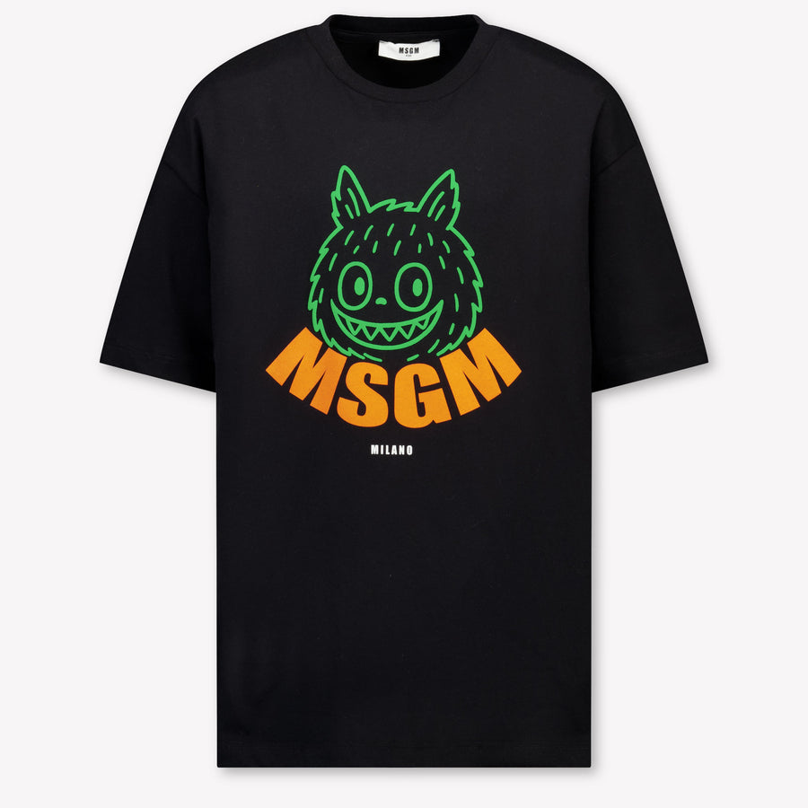 MSGM Bambini Ragazzi Maglietta dentro Nero