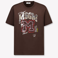 MSGM Kinder Mädchen T-Shirt In Braun