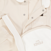 Fendi Bébé Unisexe Combishort dans Beige